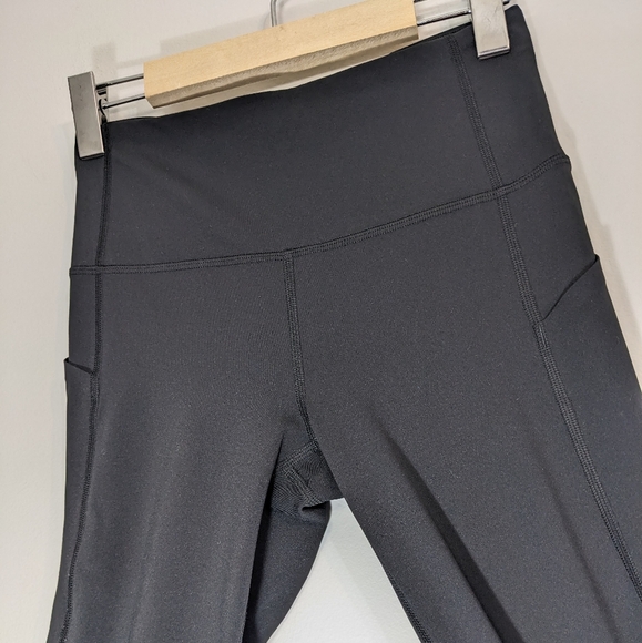 Lululemon Pace Rival High-Rise Crop 22" | Black | Size 4 - Picture 8 of 14